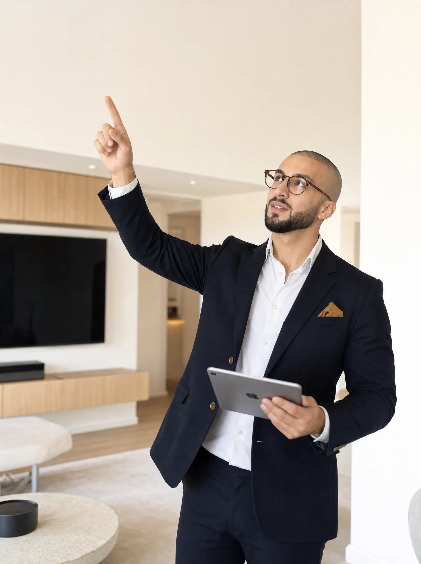 Murat Zobuoglu bei der Immobilienbesichtigung